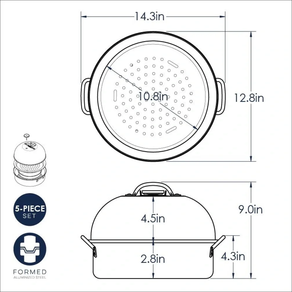 Nordic Ware Deluxe Kettle Smoker 5 Woodchip Varieties.